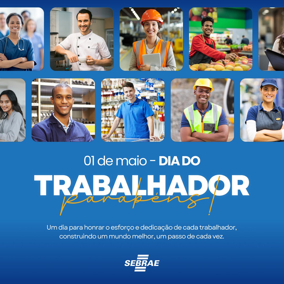 sebrae_ma's tweet image. Parabéns a todos os trabalhadores maranhenses que, com dedicação, empreendedorismo e empenho, impulsionam o crescimento do nosso estado.

• 1° de Maio • Dia do Trabalhador
👷‍♀️🧑‍⚕️👨‍🌾👩‍🍳👩‍🏫🧑‍🏭👩‍💼👨‍💼🧑‍🔧🧑‍🔬🧑‍⚖️

#DiaDoTrabalhador #1Maio #SebraeMA