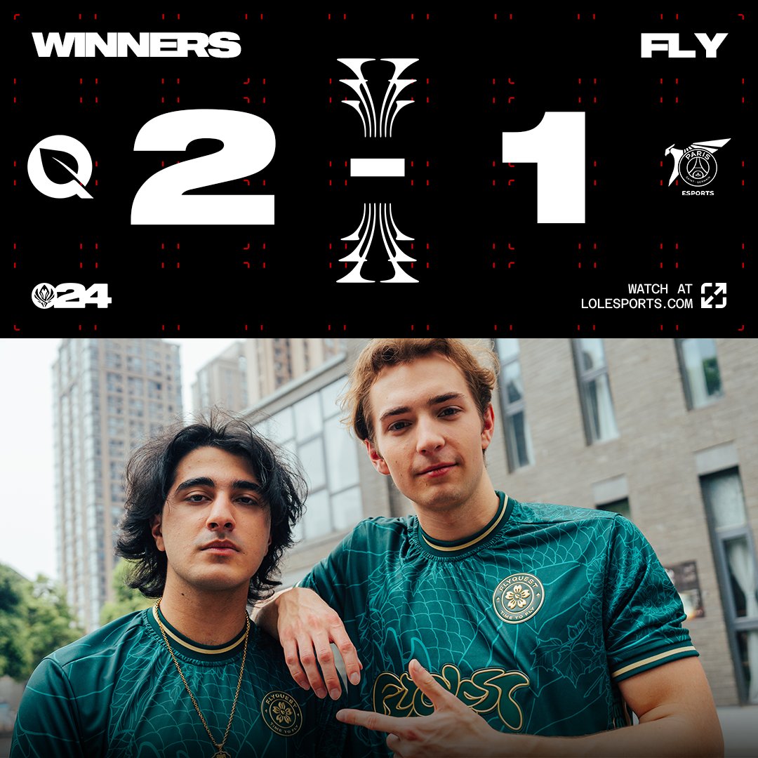 #FLYWIN @FlyQuest turn the series around and win the #MSI2024 opening match!