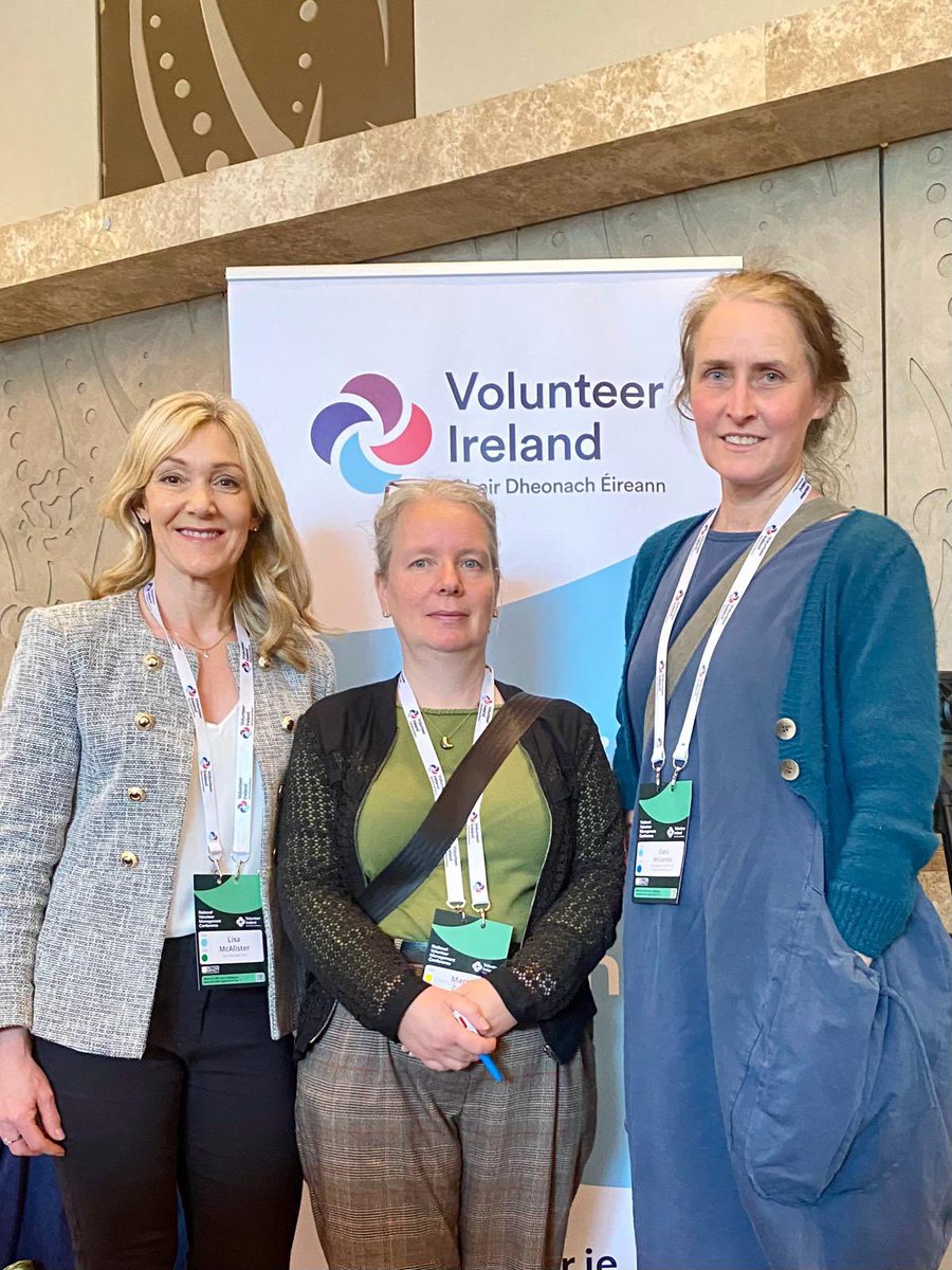 Our #volunteer coordinators are attending the National Volunteer Management Conference today to share experiences and learning #NVMC2024 @voluntireland