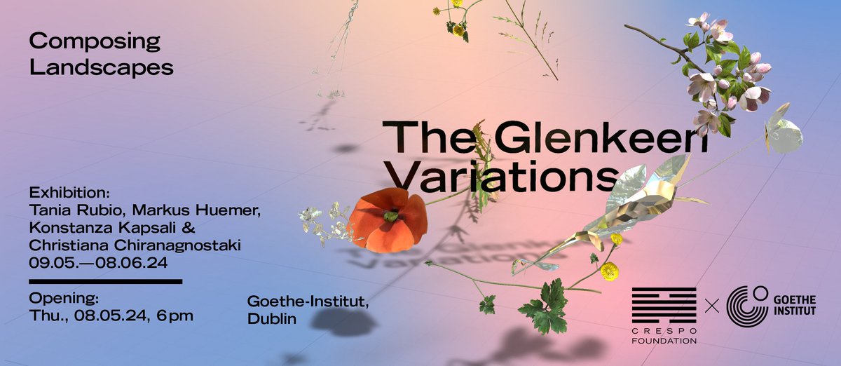 Join us on Wednesday, 8 May 2024, 6pm at 37 Merrion Square for the exhibition opening of ’Composing Landscapes.’ 🌱Presented by the Crespo Foundation and the Goethe-Institut Irland. ℹ️ goethe.de/ins/ie/en/ver.… #exhibition #goetheinstitut #crespofoundation