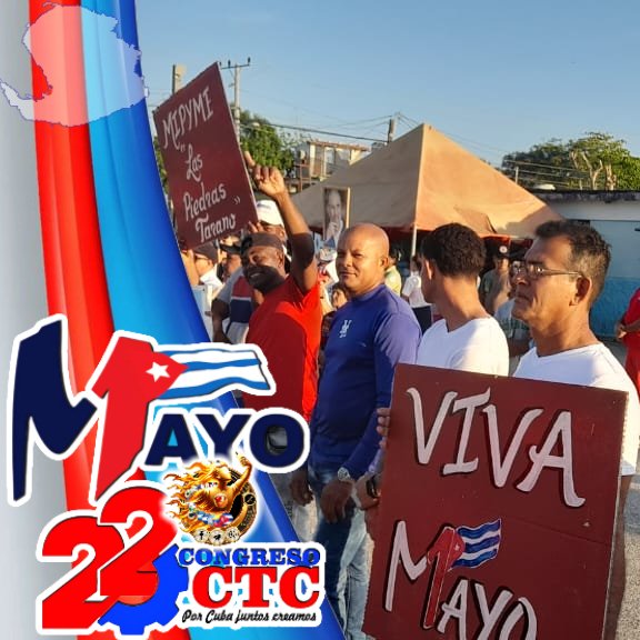 Los CUBANOS listo para tomar las calles del país este 1do de mayo para CELEBRAR por todo lo alto el dia INTERNACIONAL DE LOS TRABAJADORES #CubaPorLaPaz #PorCubaTodosCreamos #IzquierdaPinera #IzquierdaLatina #CubaPorLaRevolución #VivaEl1roDeMayo #SentirPinero #DeZurdaTeam_