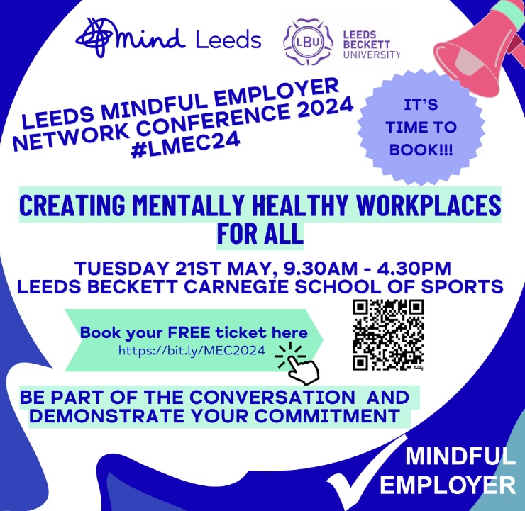 @hopestevep is looking forward to speaking at this event & will be opening the session on 'How workplaces can play a vital role in #suicideprevention' For more details and to book your free place(s) visit leedsmind.org.uk/help-for-emplo… @LeedsMind #mentalhealth #suicideprevention