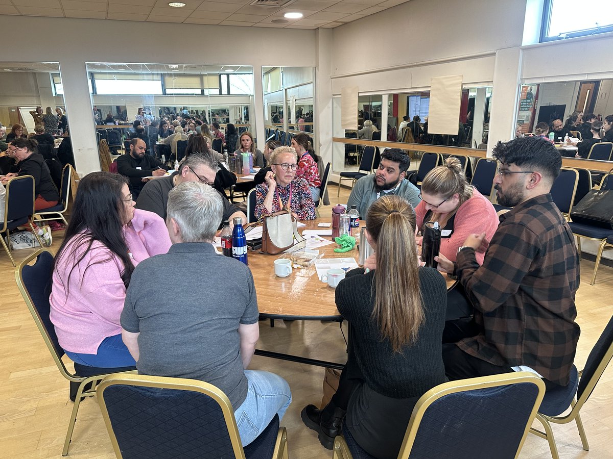 Our first group session at the Support to Succeed away day is around the participant journey, key workers from across GM sharing knowledge to deliver an excellent customer journey #supporttosucceed #teamwork