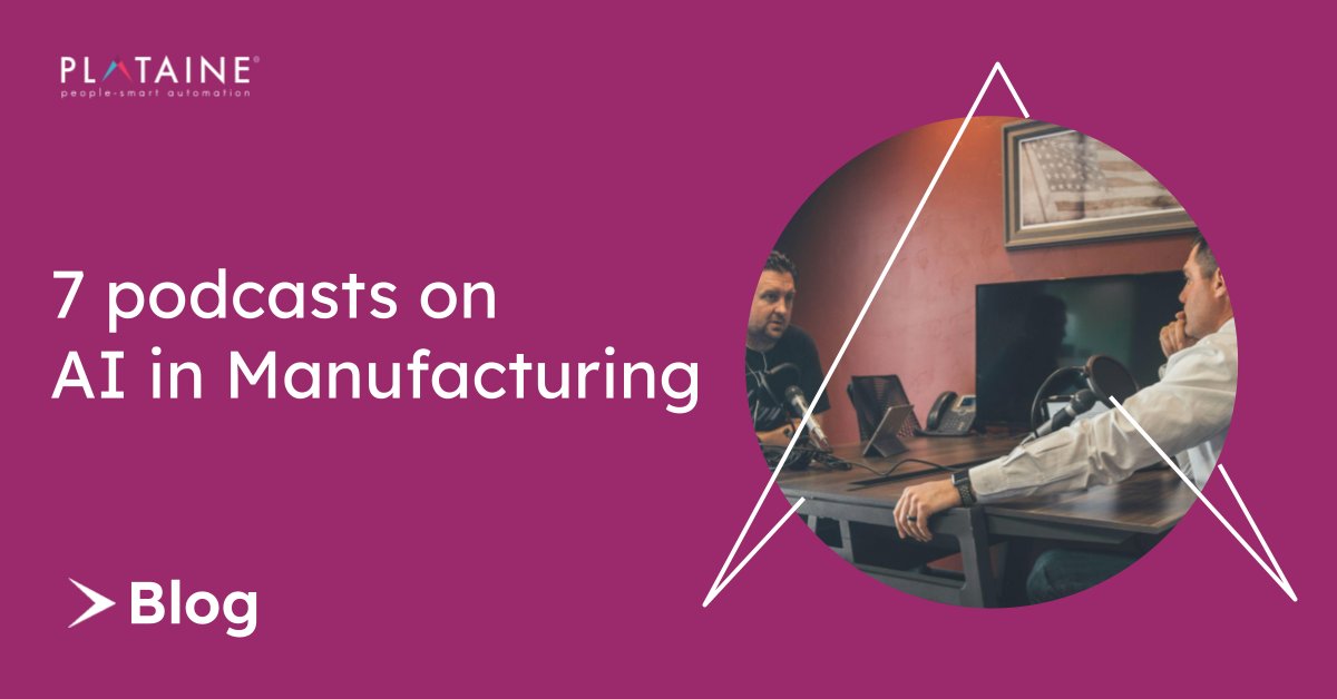 A shoutout to all Innovation Managers! We love 🎙 podcasts, here is our list of 7 podcasts about AI in Manufacturing: plataine.com/blog/best-7-ai… #manufacturing #podcast #innovation