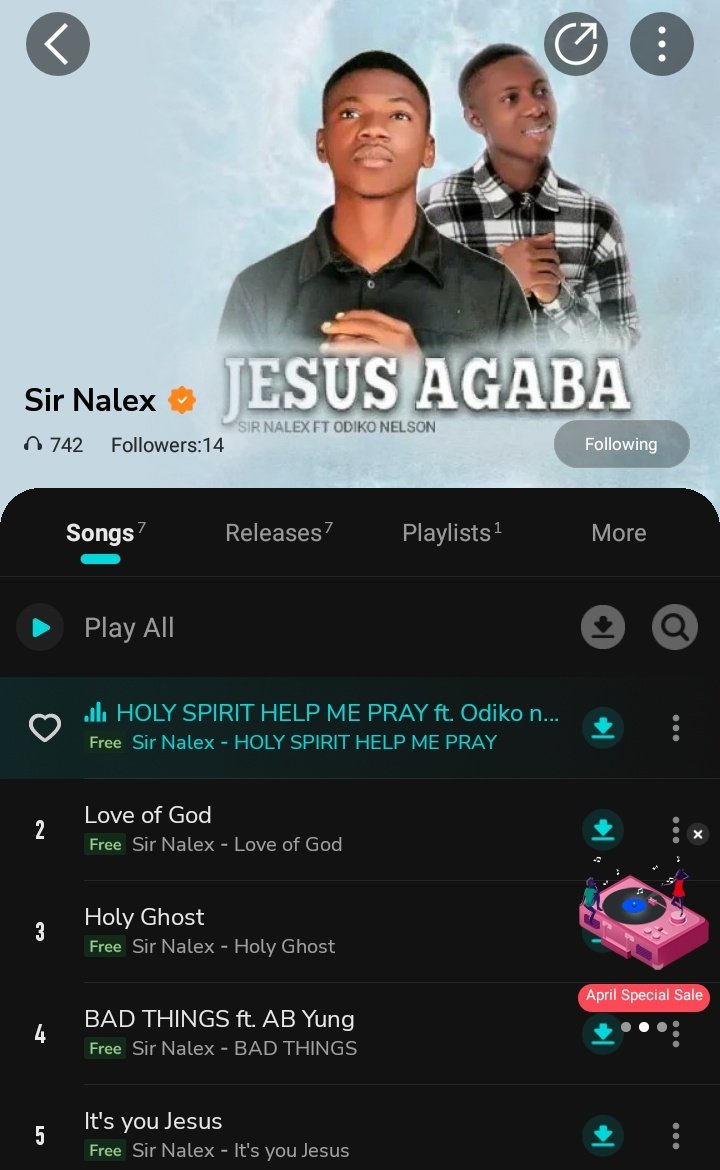 Follow me on Boomplay and other platforms to listen to my songs
Like apple music music.apple.com/ng/album/jesus…

Boomplay

boomplay.com/share/music/16…