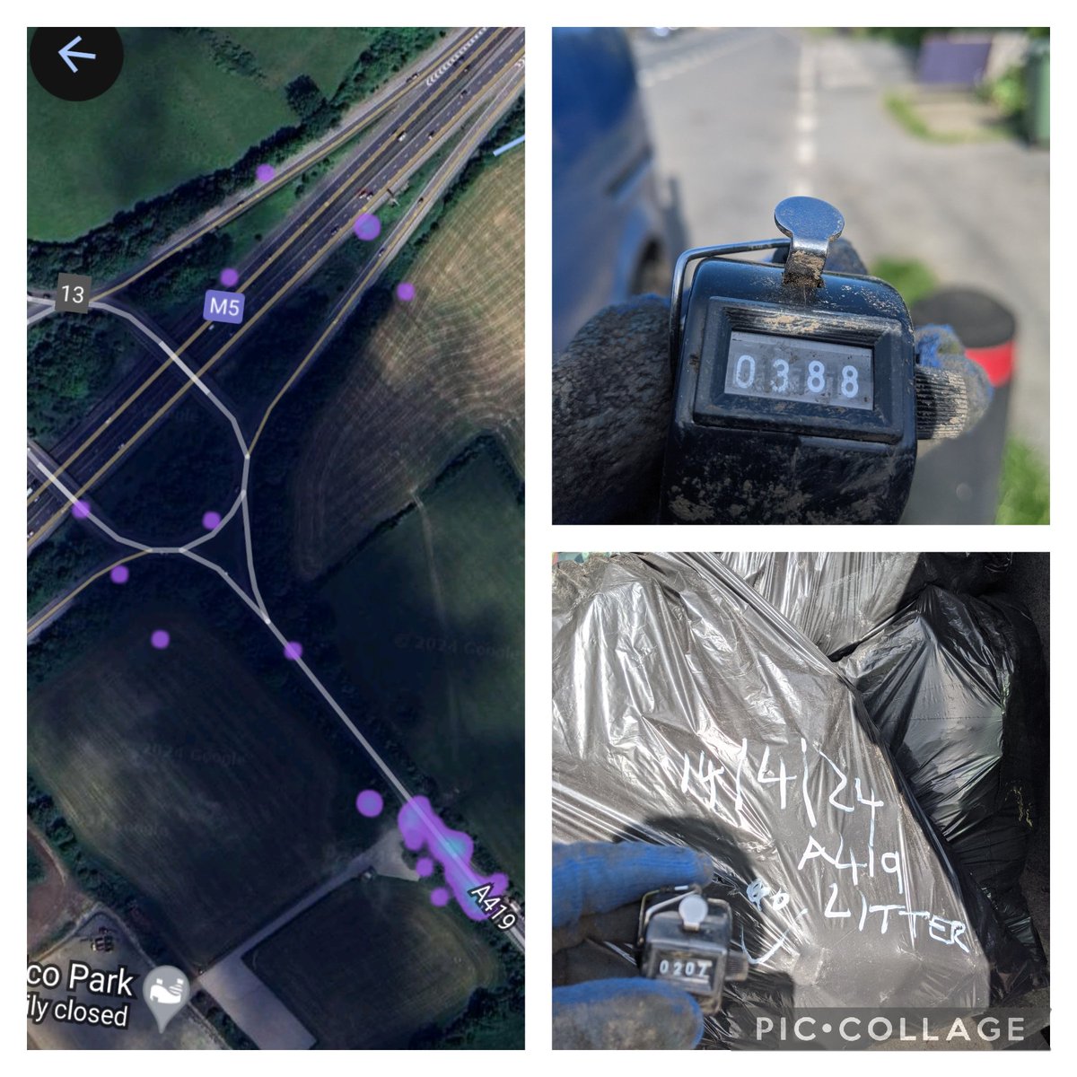 Round up day. With monthly lay-by #litter pick numbers in. In the last 4 months ~24,000 items recovered from the A38 & A419. As a solo picker it's only snapshot for others to use @StroudDC @KeepBritainTidy @cleanupbritain @Siobhan_Baillie @MinchChloe @kimleadbeater @TruckersUp