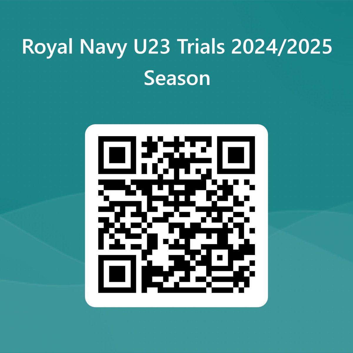 Trials for this seasons Royal Navy Development Team (U23) will take place at HMS Temeraire on the 14th May 2024.