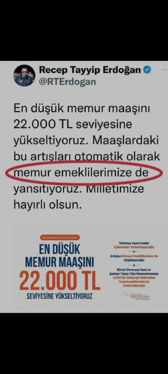 @AhmetSozcan @tgrthabertv @isakarakas sayın @AhmetSozcan @isakarakas @tgrthabertv Emeğin karşılığı sadece çalışırken mi verilir.#EmekliMemur un aylık bağlanma oranı verilmeyen seyyanen yüzünden yüzde 40 lara düştü.Bu gidişle daha da düşecek. prime dayalı adil maaş düzenlemesi istiyoruz.Hala seyyanen zam alamadık