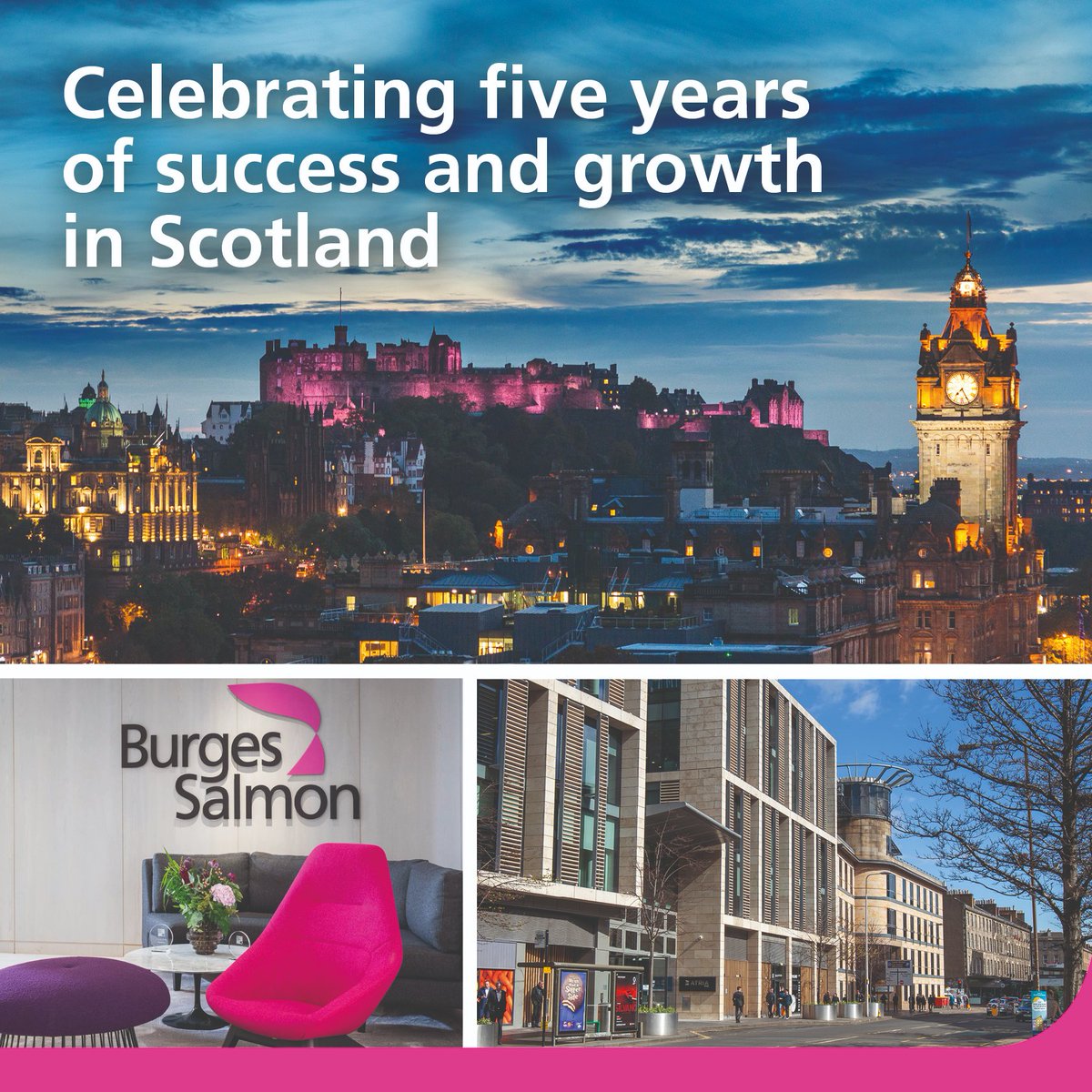 Today marks five years since the opening of our Edinburgh office on May 1st 2019. We’re proud of the strong team we’ve built here, who all contribute to, and build upon, the open and inclusive culture we pride ourselves on as a firm. bsalmon.us/4bdhaTr