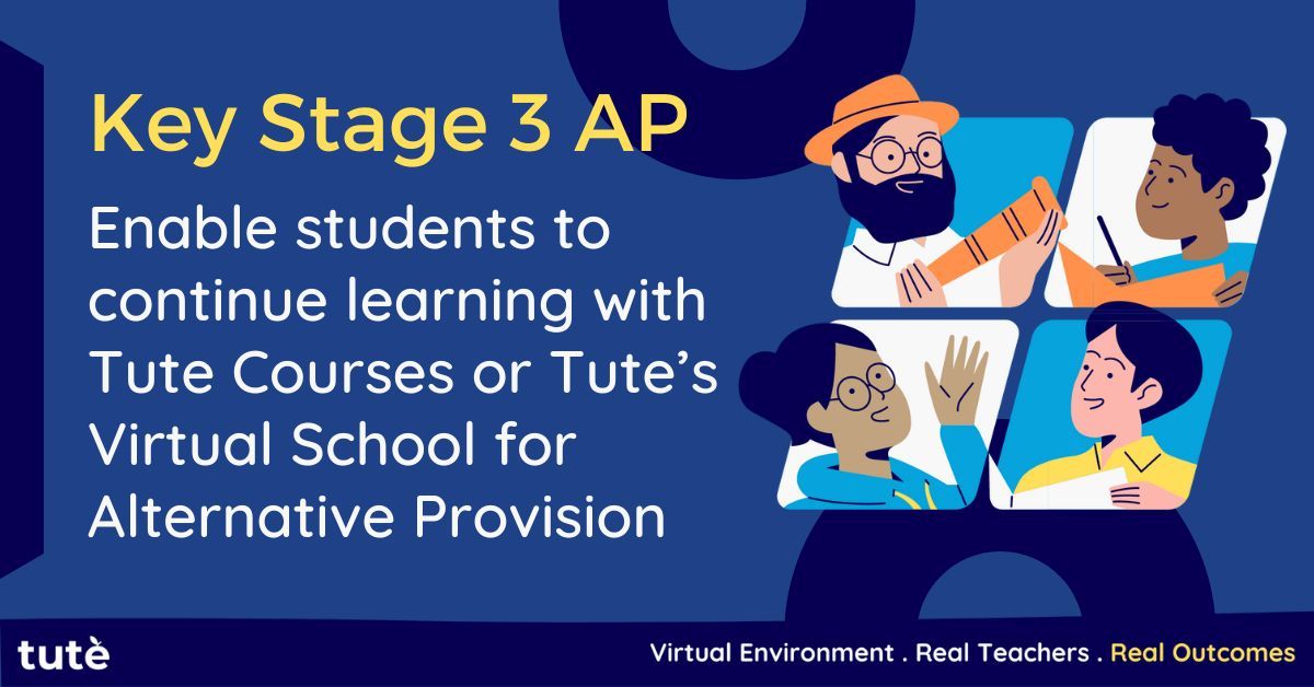Are you looking for #alternativeprovision for your key stage 3 students? 📚 Explore Tute Courses for longer-term alternative provision and enhanced curriculum capacity, or consider Virtual School if you're looking for something shorter-term. 💡 👉 tute.com/curriculum-ks3/