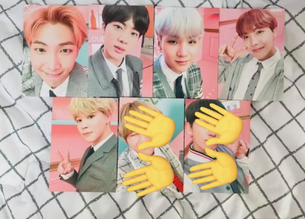 bts satış

4th muster pc set🌱
tanesi 370tl🌱
koreden gelicek🌱