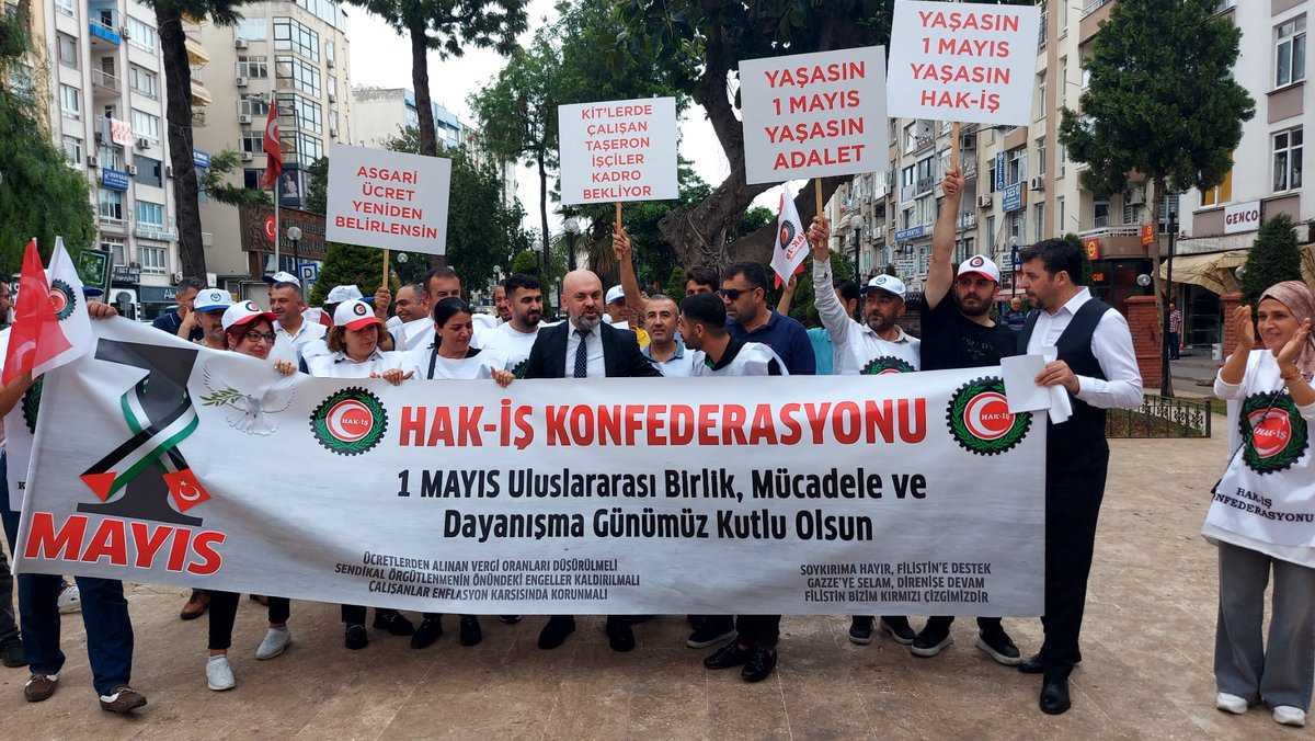 İşçiler 1 Mayıs’ta ‘insanca yaşam’ için ses yükseltti | Güney Gazetesi Mersin guneygazetesi.com/haber/39636/is… #mersin #hakiş