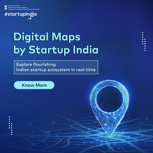 Explore India's startup ecosystem on an interactive digital map. Access #DPIITrecognised startups and the enabler community in your state. Start your journey today bit.ly/4a2a0Qe #StartupIndia #InnovateTogether #Startups #IndianStartups #DPIIT