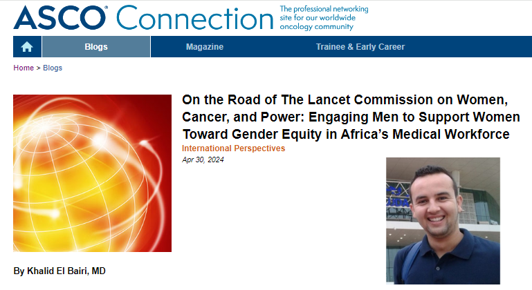 Men can be of high value to support women in their career and vision to achieve #equity in #research and healthcare. Find more in my latest publication in the #ASCOconnection @ASCO @TheLancet @ASCOTECAG @OncoAlert connection.asco.org/blogs/road-lan…