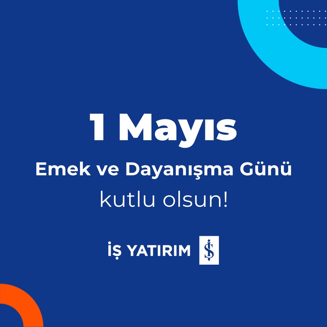 Tüm emekçilerin 1 Mayıs Emek ve Dayanışma Günü kutlu olsun.