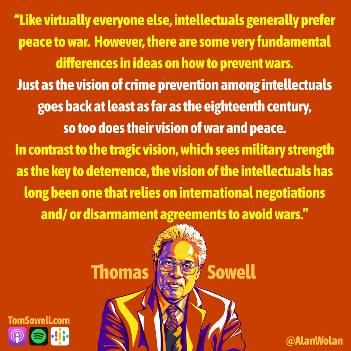 Thomas Sowell, The Genius of... (@AlanWolan) on Twitter photo 2024-05-01 10:44:05