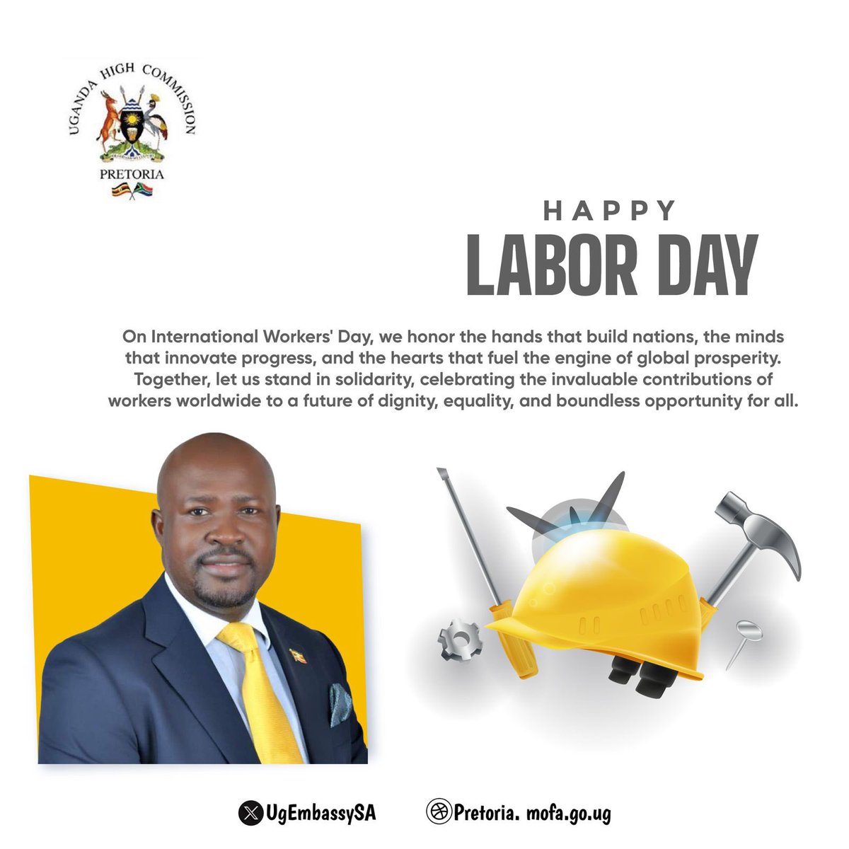 On this International Labour Day, let us honor the unwavering dedication and contributions of workers worldwide. Your resilience fuels progress and prosperity in every corner of the globe. As we celebrate, let's reaffirm our commitment to advancing the rights and well-being…
