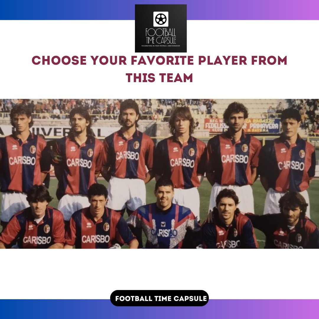 Include your choices in the comments below. ⚽🏆📚#footballtimecapsule #footballhistory #football #soccer #30yearsago #footballpassion #footballfans #SerieA #BolognaFC