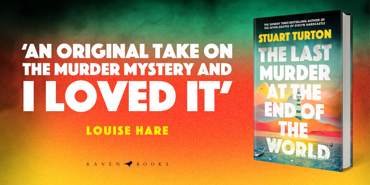 🏝️ 'I loved it' @LouRHare 🏝️ 'Believe in the hype' @alicebell Five stars across the board for @stu_turton's new, high-concept murder mystery The Last Murder at the End of the World! ⭐⭐⭐⭐⭐ Out now in hardback, ebook and audio!