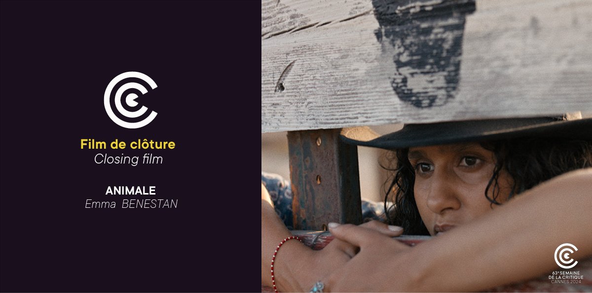 🟪 Film de clôture #sdlc2024 EN PREMIÈRE MONDIALE / Closing film - WORLD PREMIERE Animale de/by Emma Benestan Infos/More : bit.ly/49XTuRj #animale #Cannes2024