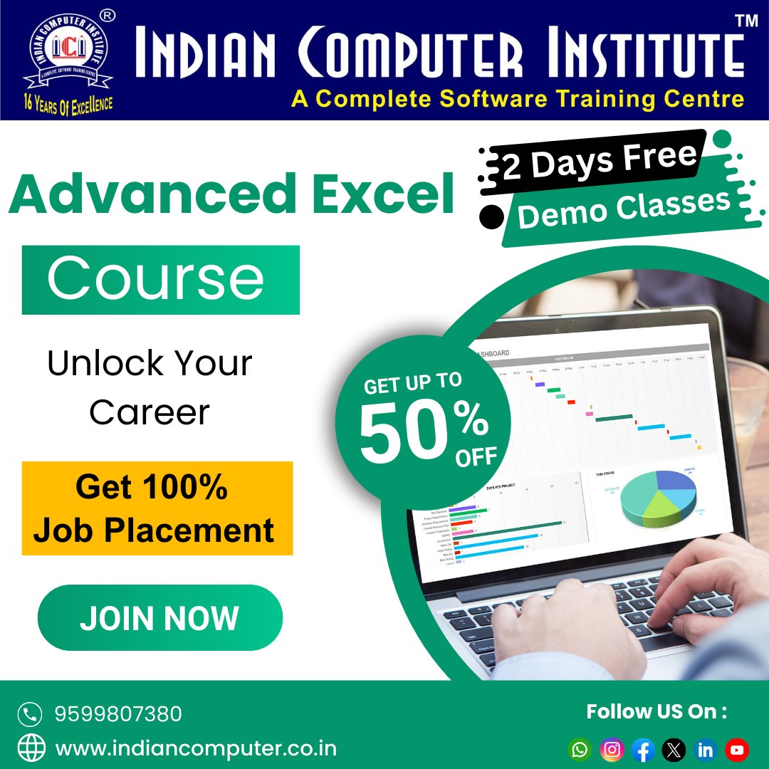 Join our Excel mastery Course from basic formulas to advanced data analysis. 💻✨ #ExcelMastery #LearnExcel #DataMagic #SpreadsheetSkills #TechEducation #ExcelTraining #BoostYourCareer #DigitalSkills #TechForSuccess #EmpowerWithExcel #ExcelExperts #DataAnalysis #SkillsDevelopment