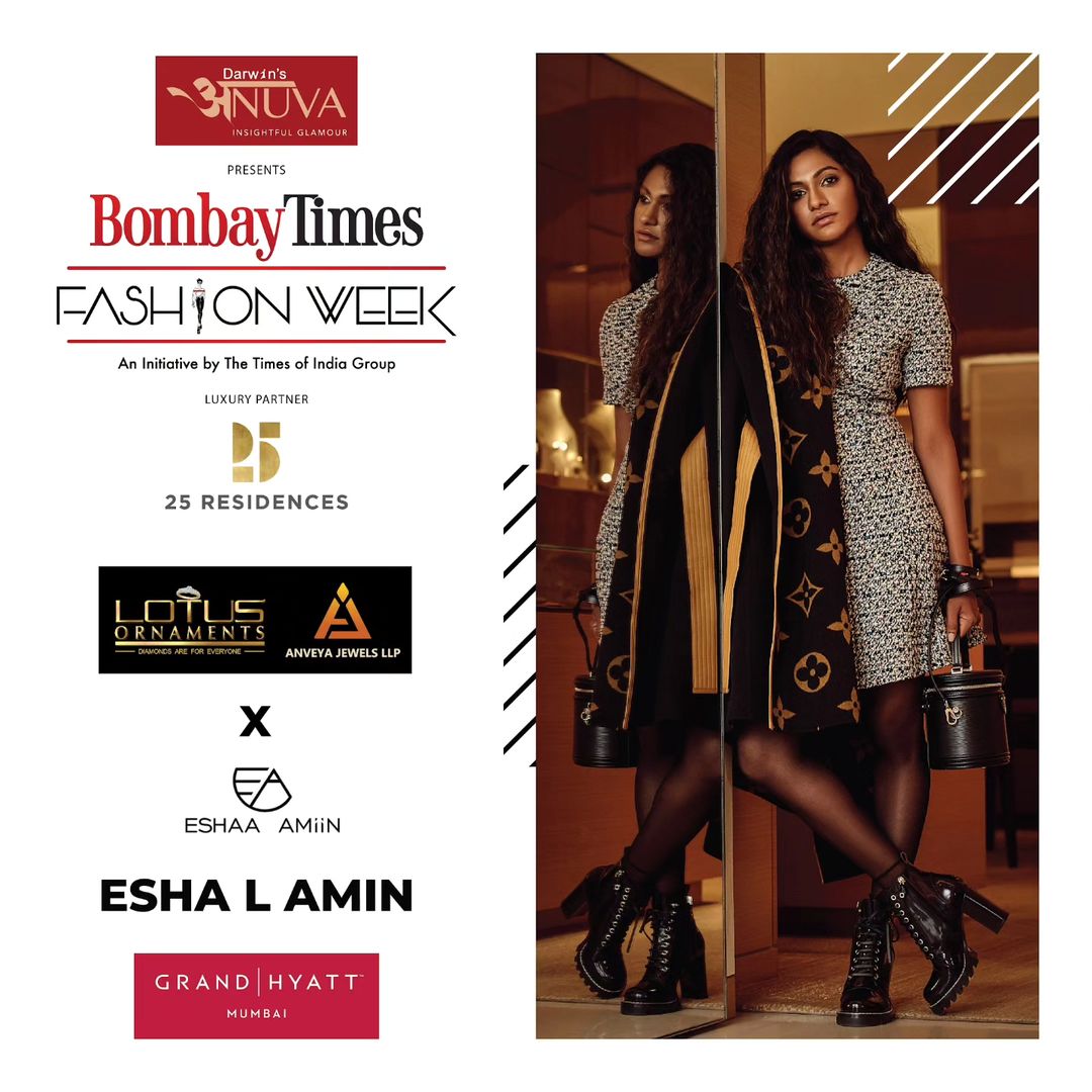 Sweeping you off your feet at the #BombayTimesFashionWeek will be a Bollywood celebrity stylist @eshaamiin1 presented by Lotus. Her collection oozes nostalgia with every thread.#BTFW24 #BTFW #TFW #BombayTimesFashionWeek24
#grandhyatt #mumbai