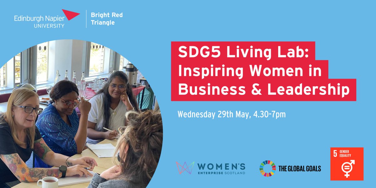 🚀 | Join us in celebrating the launch of the SDG5 Living Lab, a pioneering initiative by #EdNapier and @wescotland aimed at fostering gender equality in entrepreneurship. 📆 | Wednesday 29 May ⏰ | 4.30pm - 7pm 📍 | Craiglockhart campus Full details ➡ orlo.uk/56Qdz…