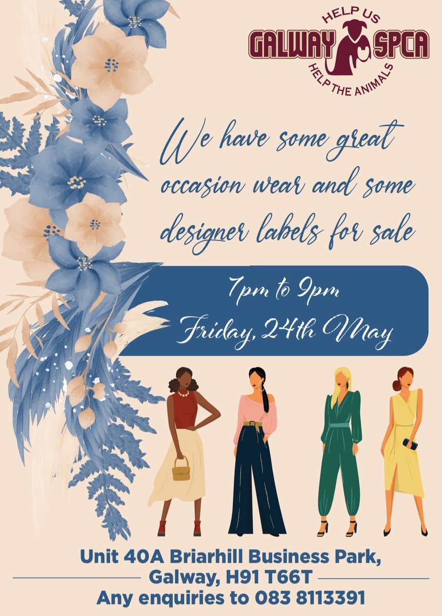 Our Briarhill shop is holding another late night shopping event on Friday May 24th 7-9pm.

There'll be a fantastic range of ladies Summer clothing all brand new with labels still attached plus the odd designer item. 

Looking forward to seeing you all there!!!