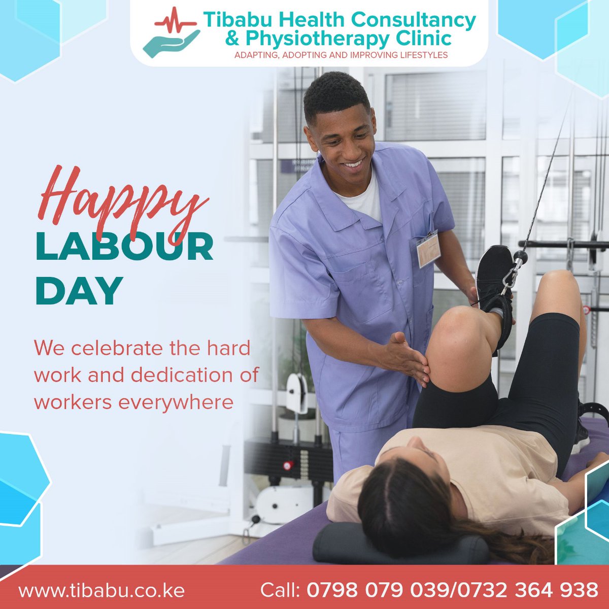 Happy Labour Day 
#LabourDay2024 #Tibabuhealth #PhysiotherapyClinic