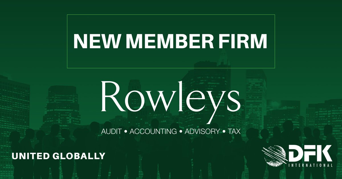 DFK International, together with DFK UK & Ireland, invites you to join us in welcoming our new member firm, Rowleys, based in Leicester, UK!

Click on the link below to read the full article:
dfk.com/resource/rowle…

#newmember #unitedglobally #dfkinternational