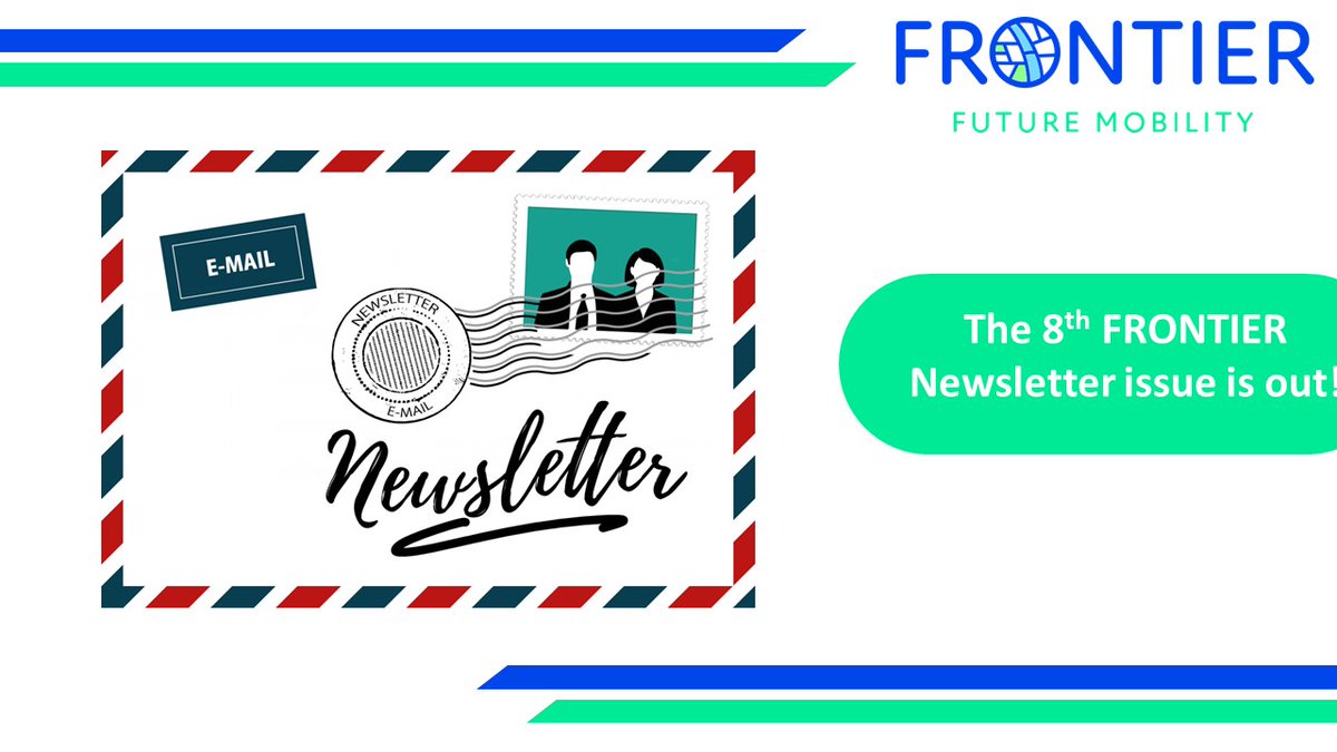 📣 The 8th issue of the FRONTIER #NEWSLETTER is out! 🚗🚌🚇
Enjoy reading!

👉 bit.ly/3y1CpJ5

#FRONTIER_eu #HorizonEU #trafficmanagement #futuremobility

<a href="/cinea_eu/">CINEA 🇪🇺</a>