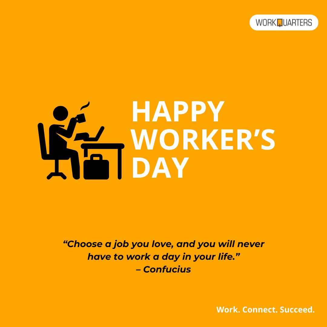 Cheers 🥂 to all the dedicated workers making a difference every day! 

Let's keep pushing forward with the power of positivity 🚀

#HappyWorkersDay
#Workquarters
#CoworkingSpace
#Ikorodu