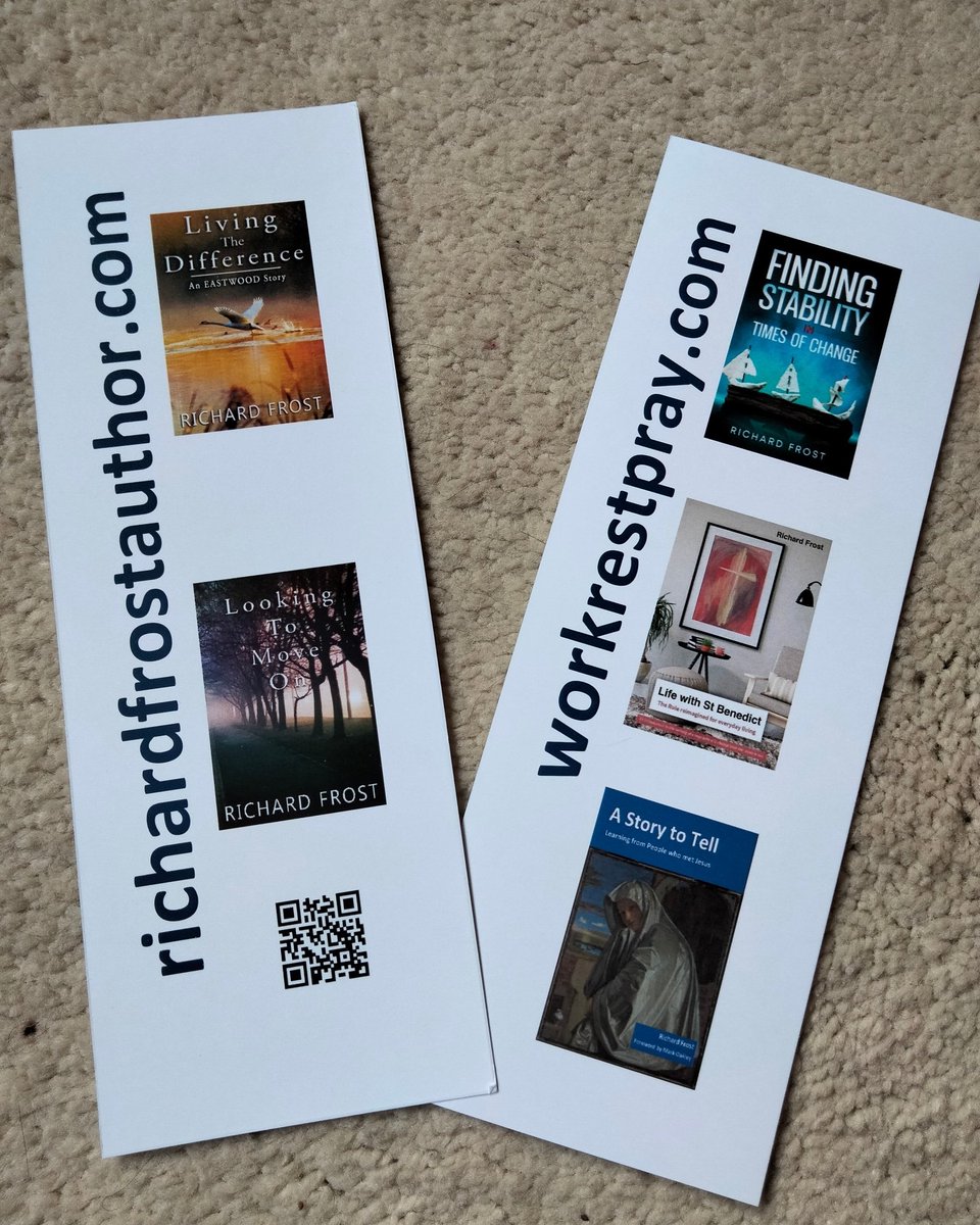 This May has a special significance for me (more about that on my @PrayRest blog later).
To mark that... all my books will be postage free this month... 📮

Order at richard-frost.sumupstore.com

@ACW1971 @BookDevon @DevonWriters @ChronosPublish @brfcharity