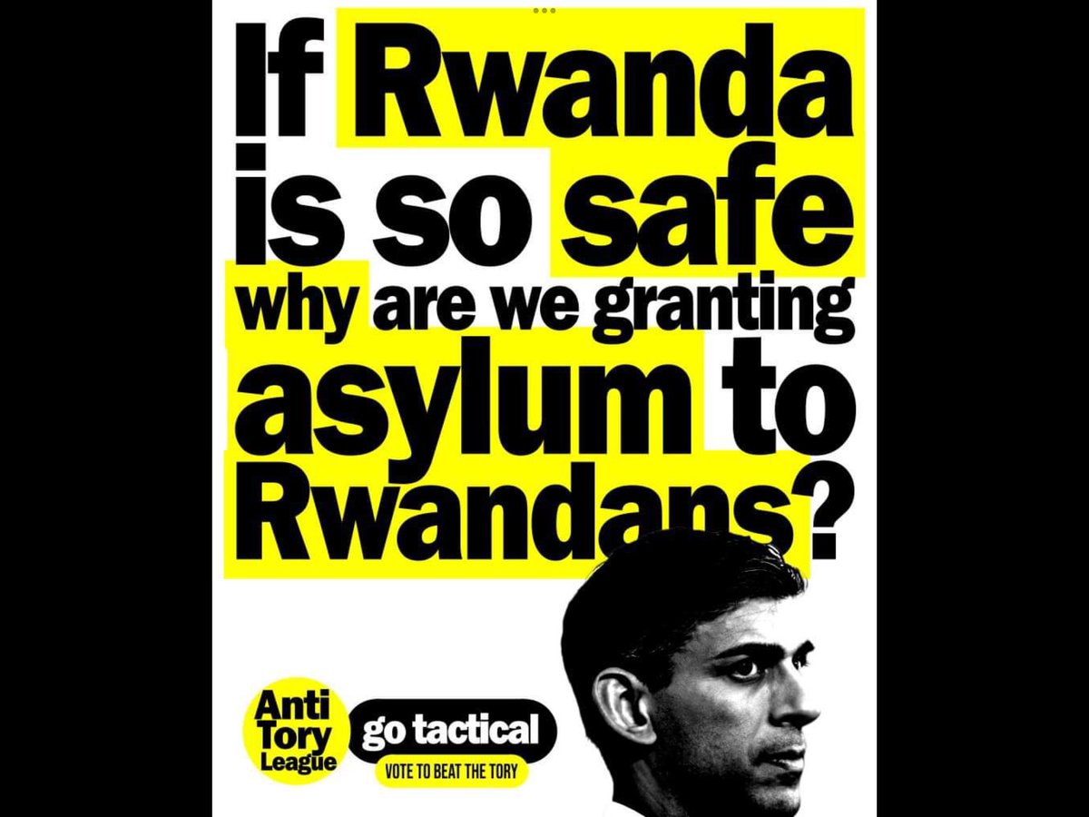 @BBCPolitics Green is a LIAR! 🤬 Rwanda can only accommodate 200 refugees and it’s a reciprocal agreement. The Rwanda scheme is a very expensive,pointless gimmick!