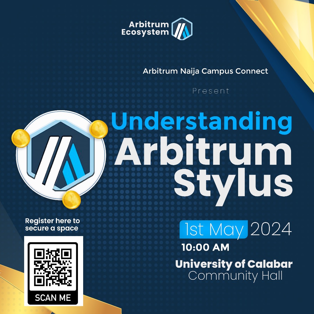 Lily1ti3's tweet photo. I'm currently live at the @ArbitrumNigeria campus connect, i'm here to understand the @arbitrum stylus in the @arbitrum ecosystem. @arbitrumcore #arbitrumnigeria #arbitrum #arbitrumcore https://t.co/oiU8IwaK9y
