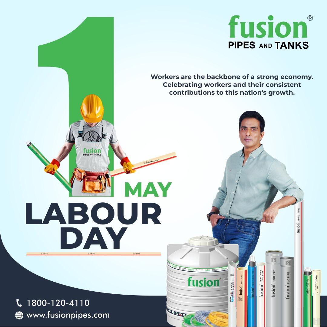 Celebrating workers and their consistent Contributions..
Happy Labour Day!
#thinkofqualitythinkoffusion
#fusionindustrieslimited
#noconfusiononlyfusion