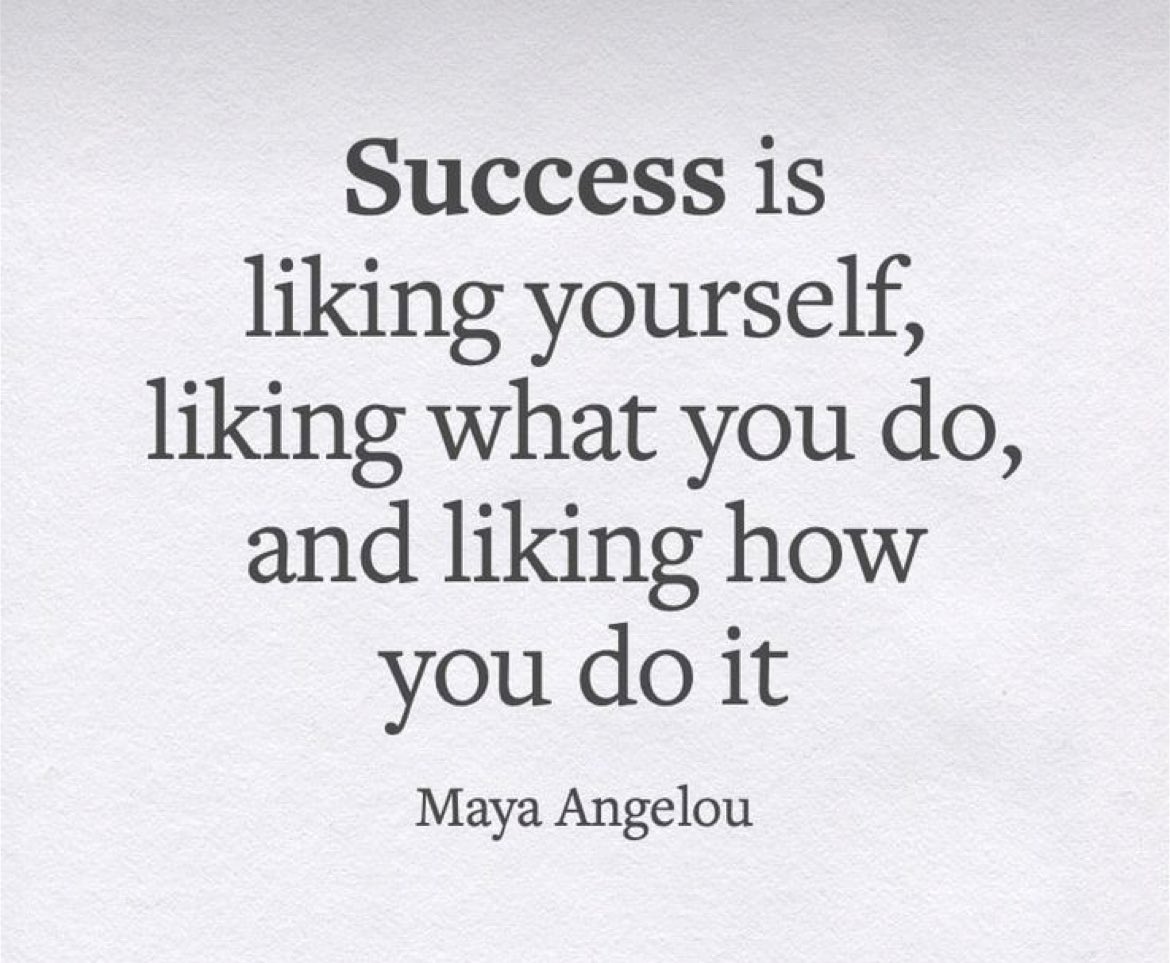 Success is…