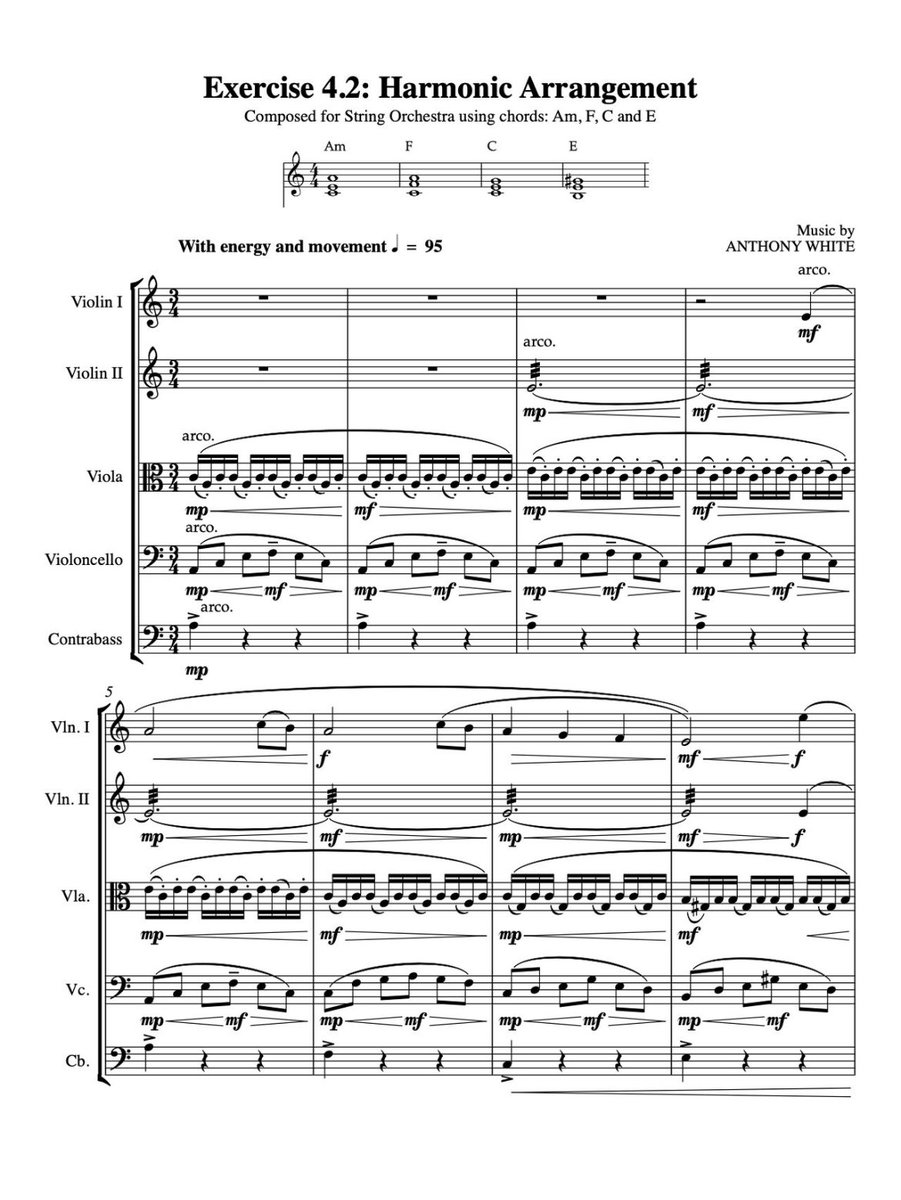 Anthony_white98's tweet photo. Now in Week 4 of my @BerkleeOnline Music Composition and Orchestration course, I'm excited to share my latest exercise: '4.2 Harmonic Arrangement'.
#BerkleeOnline #MusicComposition #Orchestration #Sibelius #AvidTechnology #AvidSibelius
@BerkleeCollege | @Avid | @AvidSibelius https://t.co/yc9hQoTSiR