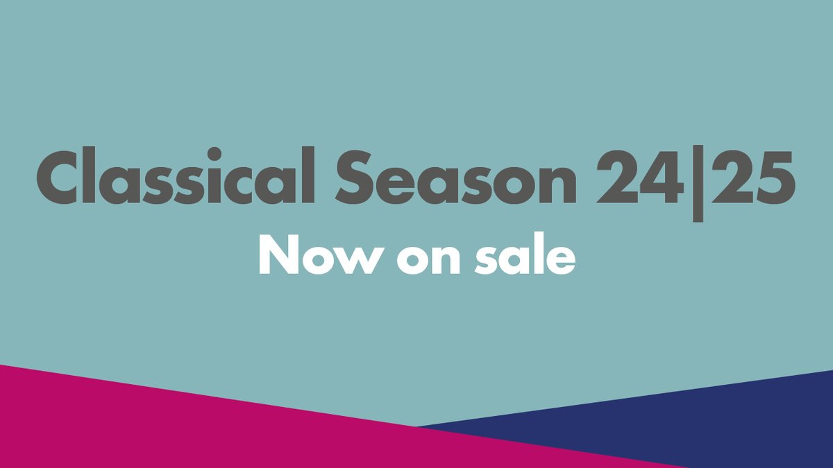 NOW ON SALE // Our biggest on sale day is here! Full Classical Season 24-25 including over 80 concerts now on sale, with series from @the_halle @BBCPhilharmonic and the Hall's own International Concert Series. More info & tickets here // bit.ly/2425-season