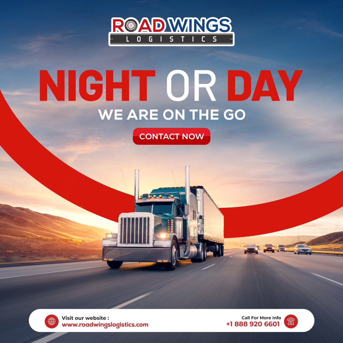 roadwingslogi's tweet photo. 🚚Need a shipment delivered ASAP, day or night? We offer 24/7 logistics services to keep your supply chain moving.
Contact us 
📞 +1 833 -781-8686
📧 info@roadwingslogistics.com
🌐 https://t.co/MOQqEr2ctt

#freightbrokerage #logisticscompany #logistics  #roadwingslogistics https://t.co/Lv781tCH7i