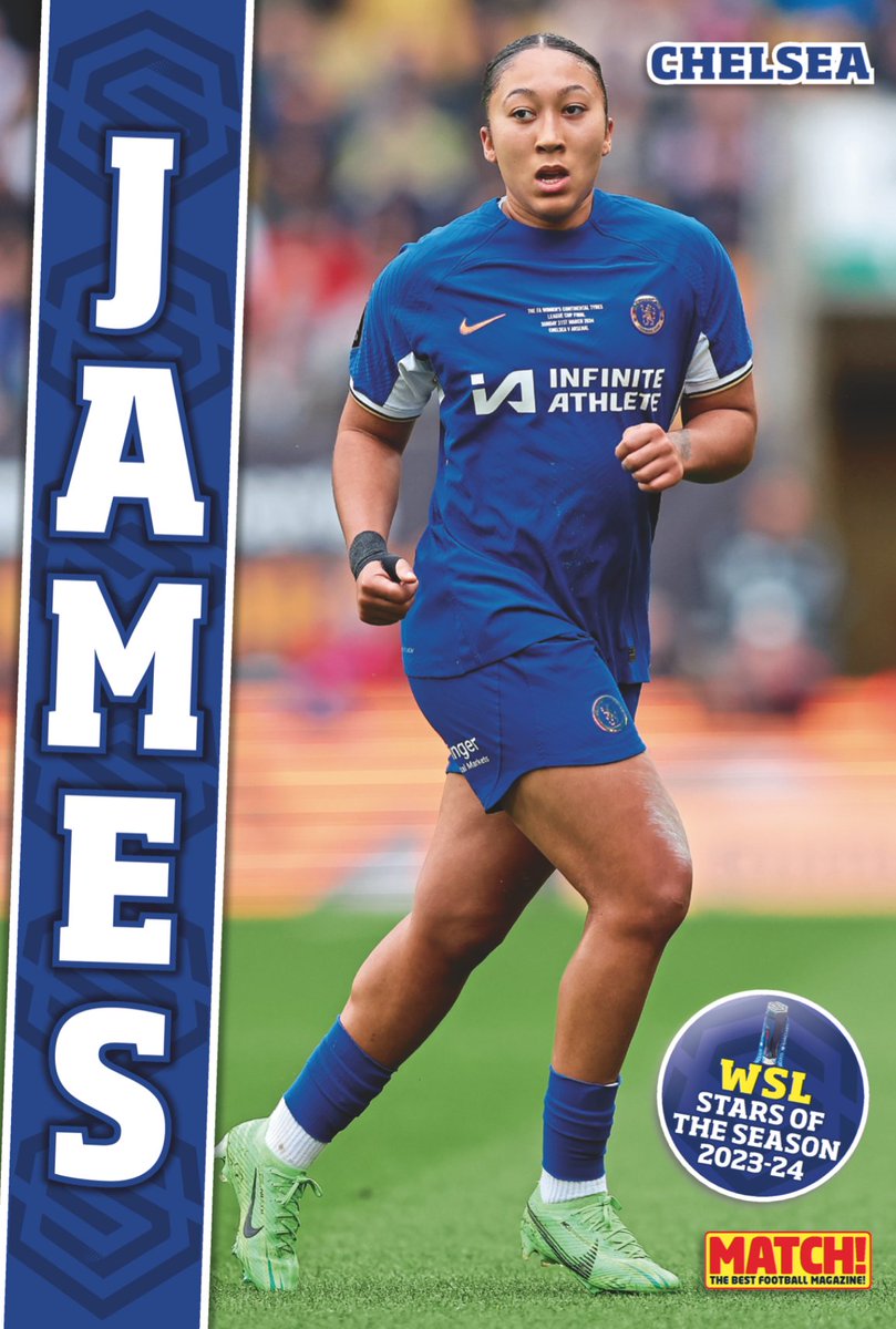 We've got a Lauren James poster in our May 7 issue, @ChelseaFCW fans! 🥳 In shops or online: shop.kelsey.co.uk/single-issue/m…