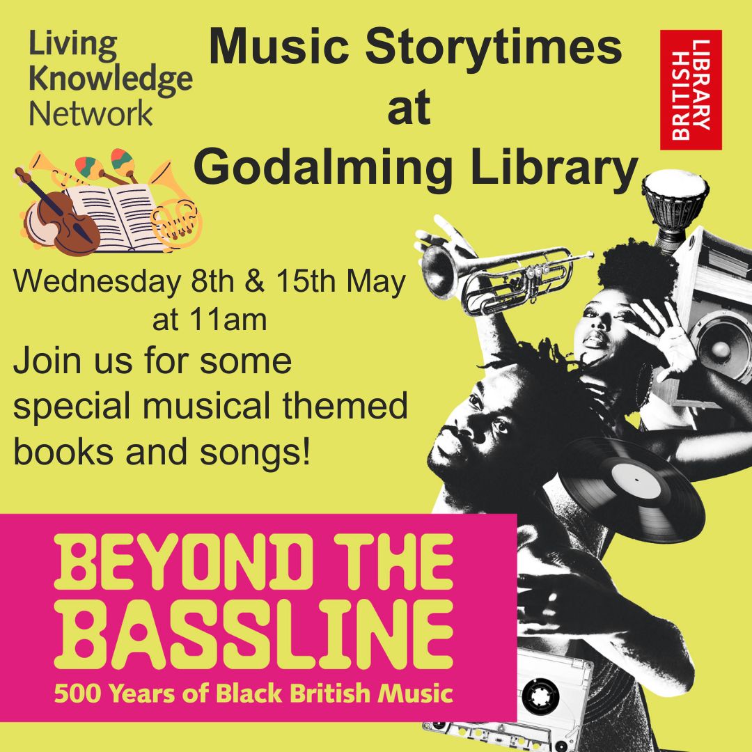 What's better than Storytime? Music Storytime! Join us on Wednesday the 8th and the 15th of May for Storytime with a music twist. No need to book just drop in! @SurreyLibraries