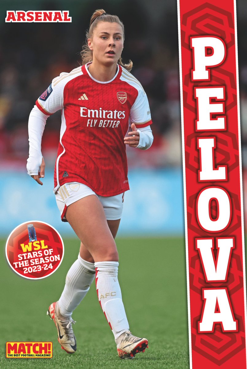 We've got a Victoria Pelova poster in our May 7 issue, @ArsenalWFC fans! 🥳 In shops or online: shop.kelsey.co.uk/single-issue/m…