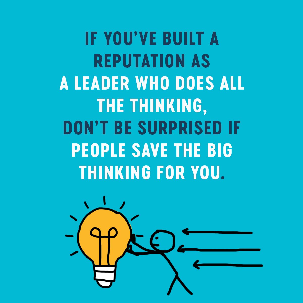askwendyw's tweet photo. ๐ฅ Leader-PSA.
Beware the habit of hogging the light/stage by showing your smarts all the time.
Fall back, let others shine=normalize big thinking.
You shouldn't have the monopoly on this.
#MindfulLeadership
#LeadershipHumility https://t.co/uKBf0cdu6l