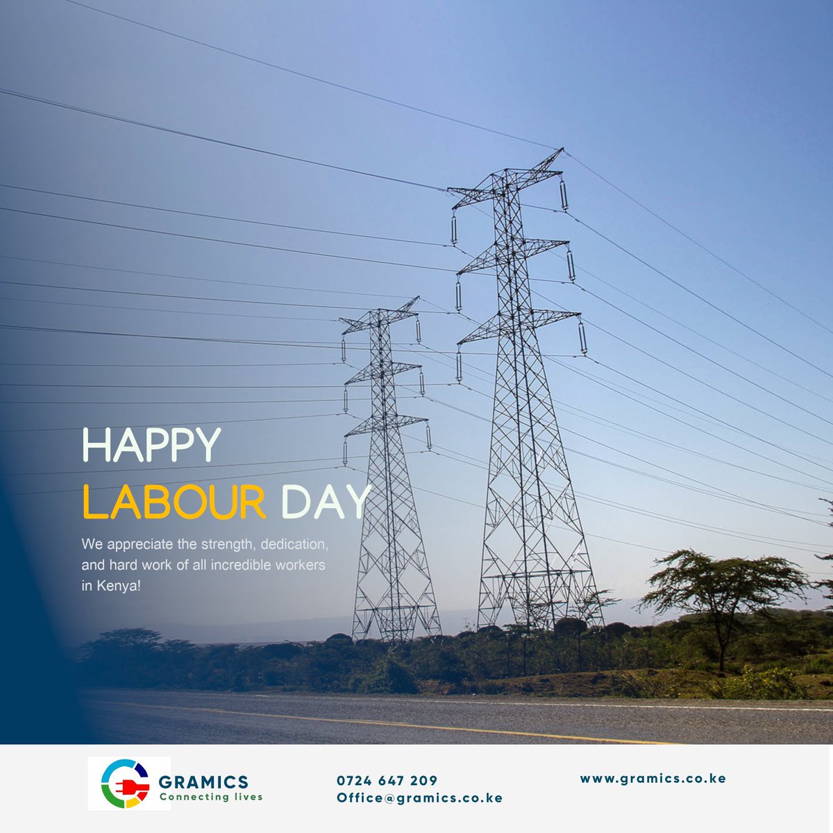 gramics's tweet photo. On this Labour Day, we extend our heartfelt thanks to workers of all professions all over the country  for their unwavering commitment and dedication. Enjoy your day! #LabourDay2024 https://t.co/HqbZA37NAz