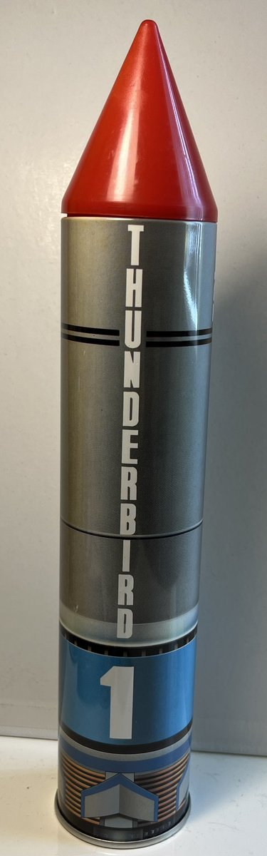 1993 Thunderbird 1 tin pencil case came with Barratt super selection box - well made and detailed item #gerryanderson #sylviaanderson #thunderbirds #1960s #1990s