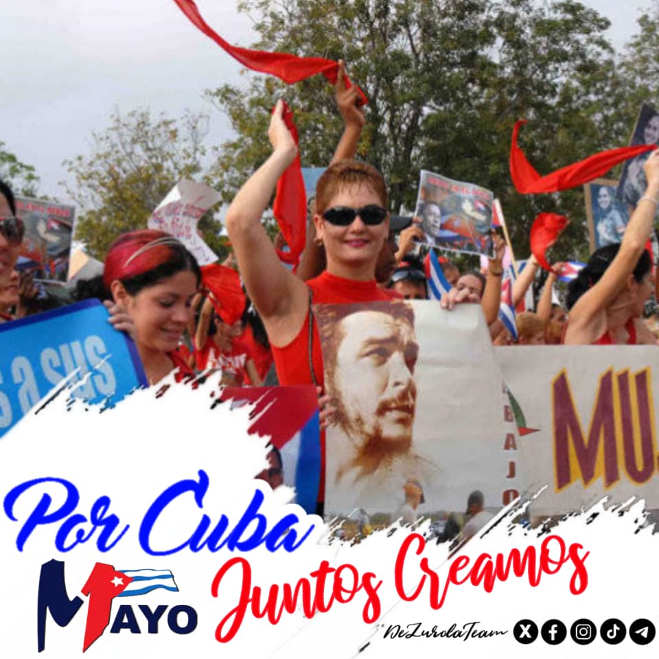 #PrimeroDeMayo #Cuba #PorCubaJuntosCreamos #UnidosXCuba @Delta1310432 @cubacooperaven #CubaPorLaVida