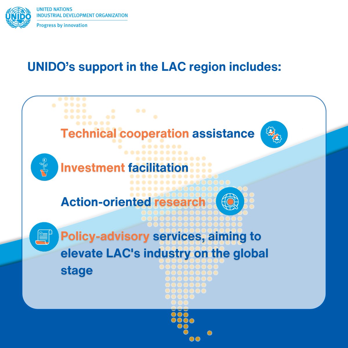 #SustainableIndustrialization is a linchpin for developing nations. The #LAC region confronts hurdles towards this vision, but there's a path forward! Through industrial decarbonization, support for MSMEs and embracing renewable energy, LAC can reclaim its industrial narrative.