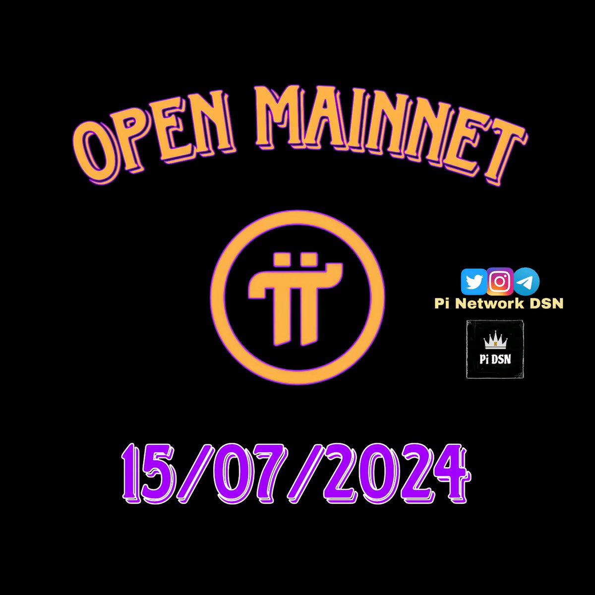 I think that the announcement of the date of opening the network will be on 06/28/2024, and the open mainnet will be, as we think, on 07/15/2024.
@PiCoreTeam @Pi_diange @dorisyincpa @cryptoleakvn @CryptoPi0neers @PiNewsMedia 
#PiDay #PiNetwork #PiCoin #web3  #pi2day #Openmainnet