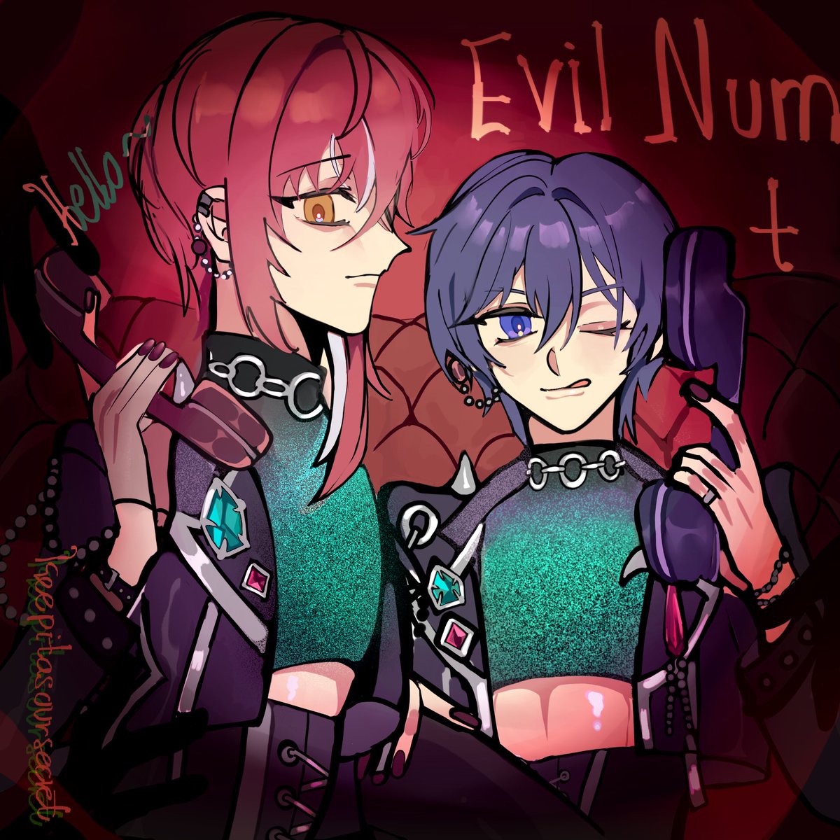 #あんスタ   #逆先夏目 #氷鷹北斗

Ringing Evil Phone 📞😈